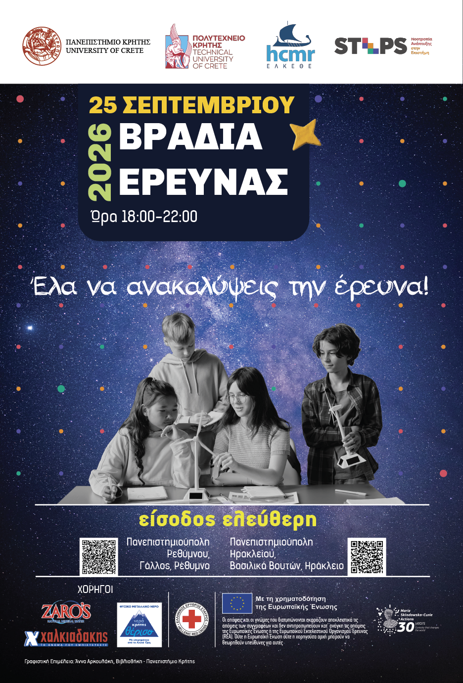 To ΚΕΜΕΙΕΔΕ-Μουσείο της Εκπαίδευσης & Συλλογή Αρβελέρ στην Βραδιά Ερευνητή (25/09/2026)